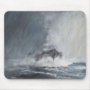 Tapis De Souris Bismarck par des rideaux du verglas de pluie