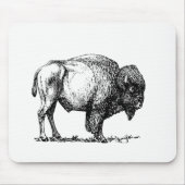 Tapis De Souris Bison de Buffalo américain (Devant)