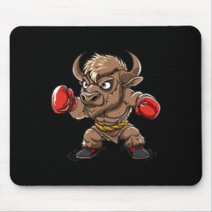 Tapis De Souris Bison de kickboxing mignon I Bison pour enfants