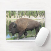 Tapis De Souris Bison de Yellowstone (Avec souris)