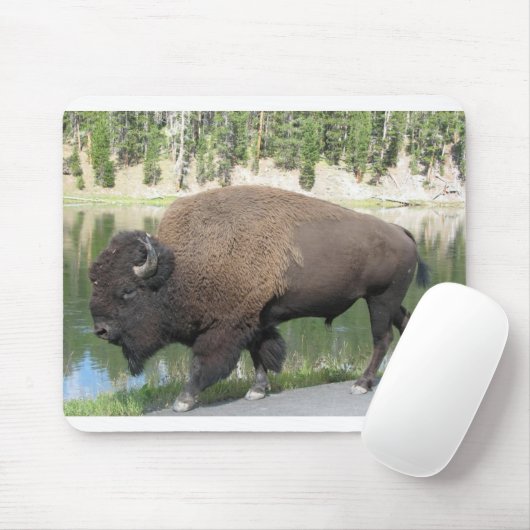 Tapis De Souris Bison de Yellowstone (Avec souris)