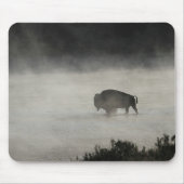 Tapis De Souris Bison en hiver Yellowstone (Devant)