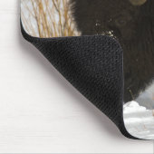 Tapis De Souris Bison en parc national de Yellowstone d'hiver (Coin)