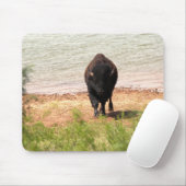 Tapis De Souris Bisons au bord de l'eau (Avec souris)