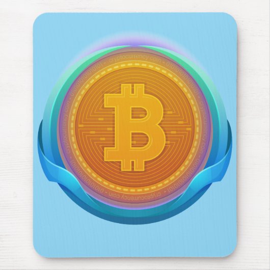 TAPIS DE SOURIS BITCOIN CRYPTOCURANCE (Devant)