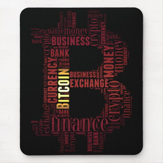 Tapis De Souris Bitcoin logo graphique (Devant)