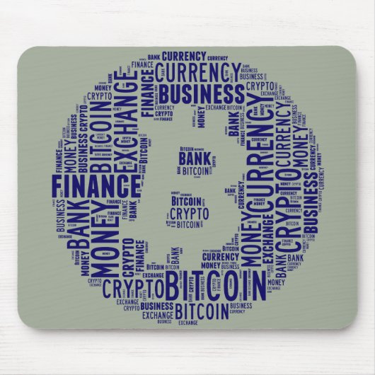 Tapis De Souris Bitcoin logo graphique (Devant)