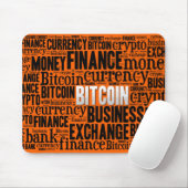 Tapis De Souris Bitcoin logo graphique (Avec souris)