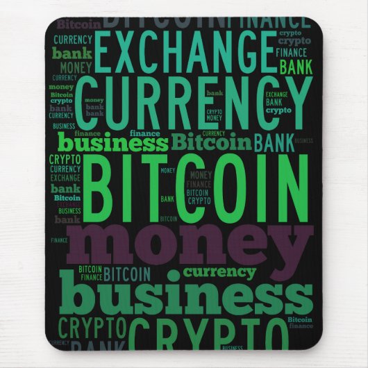 Tapis De Souris Bitcoin logo graphique (Devant)