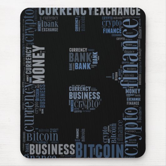 Tapis De Souris Bitcoin logo graphique (Devant)