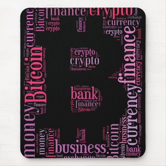 Tapis De Souris Bitcoin logo graphique (Devant)