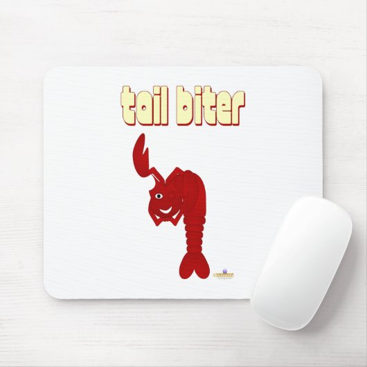 Tapis De Souris Biter de queue de homard rouge à l'encre (Avec souris)