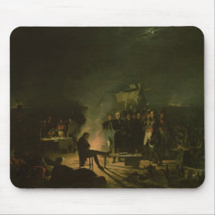 Tapis De Souris Bivouac du napoléon I sur la bataille de champ de