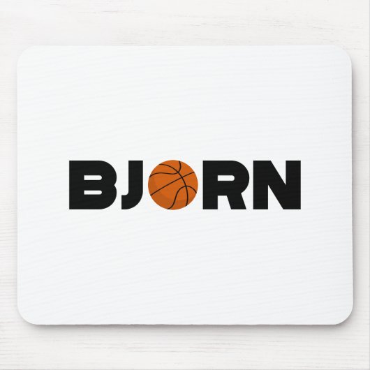 Tapis De Souris Bjorn Basketball (Devant)