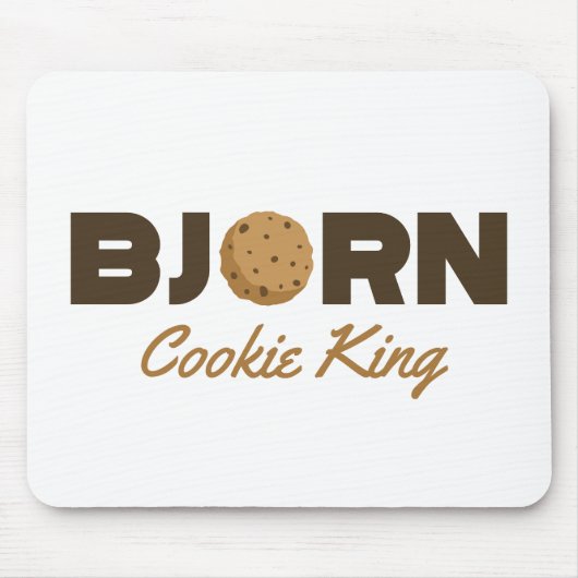 Tapis De Souris Bjorn cookie King (Devant)