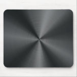 Tapis De Souris Black Acier inoxydable Look Motif en métal Pad de<br><div class="desc">Motif métallique en acier inoxydable brillant noir. Élégant simple pavé de souris.</div>