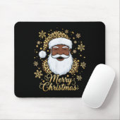 Tapis De Souris Black African American Santa Claus Christmas Afro (Avec souris)