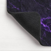 Tapis De Souris Black and Purple Marble Mouse Pad (Coin)