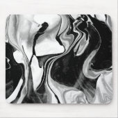 Tapis De Souris Black and White Marbling (Devant)
