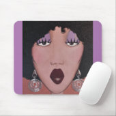 Tapis De Souris "Black Beauty Diva" (Avec souris)