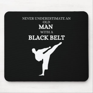 Tapis De Souris Black Belt Dit Karate Martial Arts