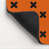 Tapis De Souris Black cross stitches (Coin)