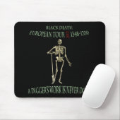 Tapis De Souris Black Death World Tour Design original (Avec souris)