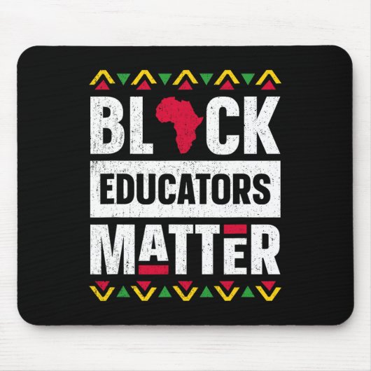 Tapis De Souris Black Educators Problacher Enseignant Black Histor (Devant)