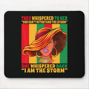 Tapis De Souris Black Girl African American JunetDix Je Suis Le St