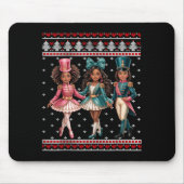 Tapis De Souris Black Girl Nutcracker Western Nutcracker Bow Ugly  (Devant)