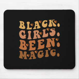 Tapis De Souris Black Girls A Été Magique Melanin Afro-Américain H