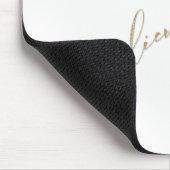 Tapis De Souris Black Gold Script Ridiculement Bon Quote D'Aspect (Coin)