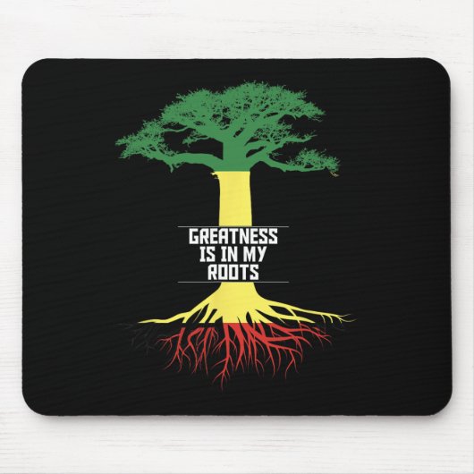 Tapis De Souris Black History Month Pride African American History (Devant)