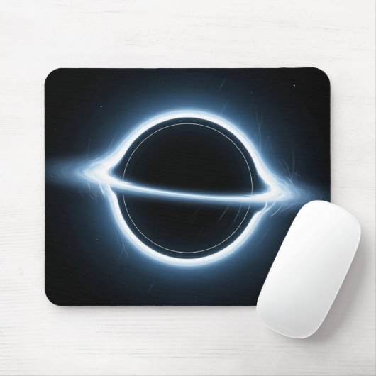 Tapis De Souris Black Hole Accretion Disk Cosmic Mousepad (Avec souris)