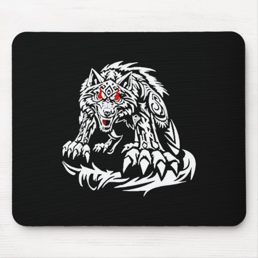 Tapis De Souris Black Jacob Fatu Wolf (Devant)