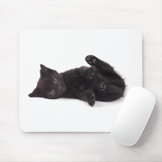 Tapis De Souris black kitten (Avec souris)