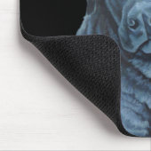 Tapis De Souris Black Lab Art Mousepads Mousepads Chien bleu Mouse (Coin)