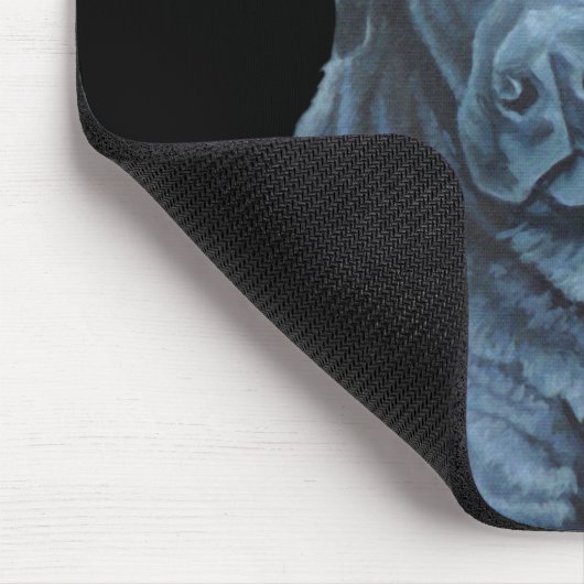 Tapis De Souris Black Lab Art Mousepads Mousepads Chien bleu Mouse (Coin)