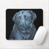 Tapis De Souris Black Lab Art Mousepads Mousepads Chien bleu Mouse (Avec souris)
