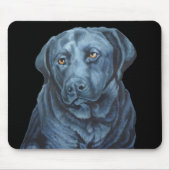 Tapis De Souris Black Lab Art Mousepads Mousepads Chien bleu Mouse (Devant)