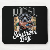Tapis De Souris Black Lab Dog Local Southern Boy Camo Duck Hunting (Devant)