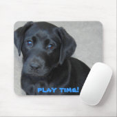 Tapis De Souris Black Lab Pup (Avec souris)