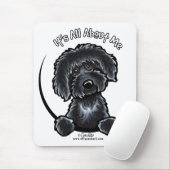 Tapis De Souris Black Labradodle IAAM (Avec souris)