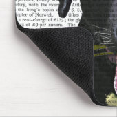 Tapis De Souris Black Labrador avec Roses 2 (Coin)