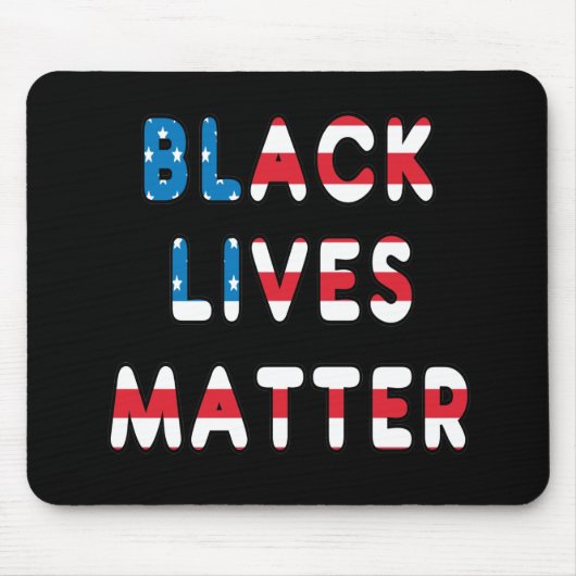 Tapis De Souris Black Lives Matter BLM (Devant)