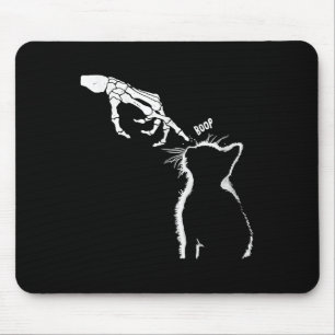 Tapis De Souris Black Lover Squelette à main Boop Funny Halloween