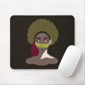 Tapis de souris "Black Magic Girl" (Avec souris)