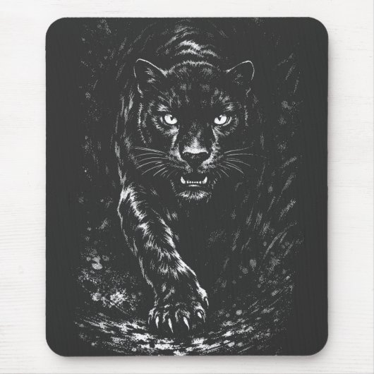 Tapis De Souris Black Panther — par BurnsInHell (Devant)