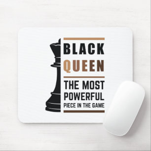 Tapis De Souris Black Queen La Pièce La Plus Puissante Dans Le Jeu