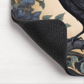Tapis De Souris Black Raven William Morris inspiré (Coin)